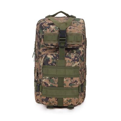 China Backside anti-theft pocket Low MOQ Large Capacity Hiking Backpack Customized Outdoor Camping Travel Bag Camouflage Tactical Backpack for sale