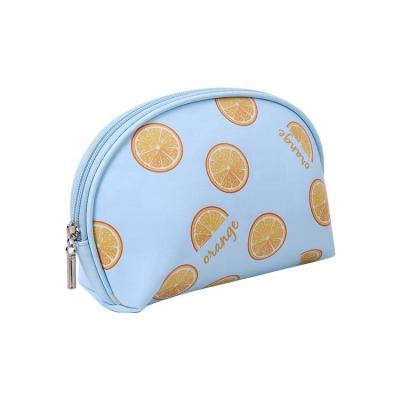 China Fashion Factory Supply Custom Full Printing Cosmetic Bag New Styles Shell Shaped PU Waterproof Cosmetic Bags Women for sale