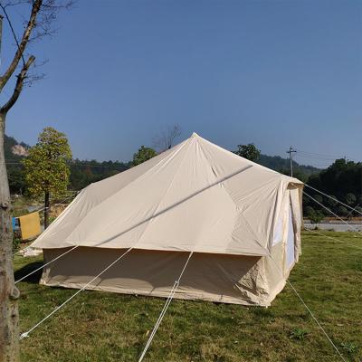 China High quality cotton tent low price canvas material tent extended type glamping tent for sale