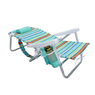 China Outdoor Portable Easy Collapsible Furniture Adjustable Folding Metal Folding Camping Beach Chairs for sale