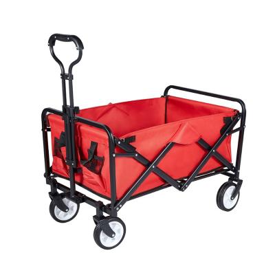 China Outdoor Camping Folding Folding Hopping Hopping Tack Trolley Family Metal Steel Trolley for sale