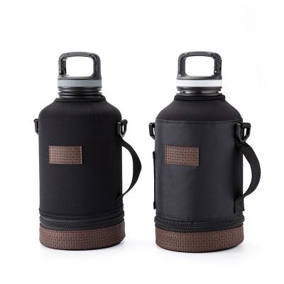 China New Design Sustainable Shrink Sports Insulated 1 Gallon Steel Water Bottles With Custom Logo for sale