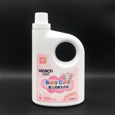 China Household Products Guangzhou Factory Production 1L HDPE Household Cleaning And Bottling Laundry Detergent Bottle for sale