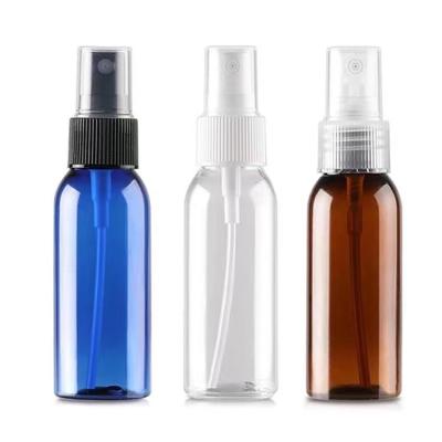 China Plastic Round Shoulder Water PET Bottle 50ml 100ml 200ml 500ml Fine Mist Sprayer Bottle With Pump for sale