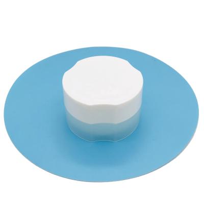 China Unique Cosmetic Packaging 80g PP Body Personal Care Jar And Shape Plastic Hair Product Cream Jar With Screw Cap for sale