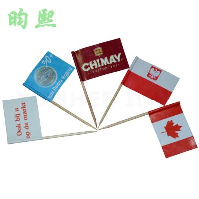 China Decoration FDA LFGB DGCCRF Approved Country Flag Selection Flag Decorative Paper Decoration for sale