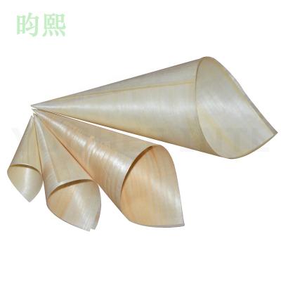 China Japan FSC FDA Approved Pine Wood Disposable Serving Cone for Take Out for sale