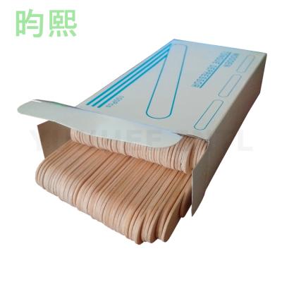 China Natural FDA Approved Birch Wood Birch Wood FSC Waxing Spatula For Beauty Salon for sale