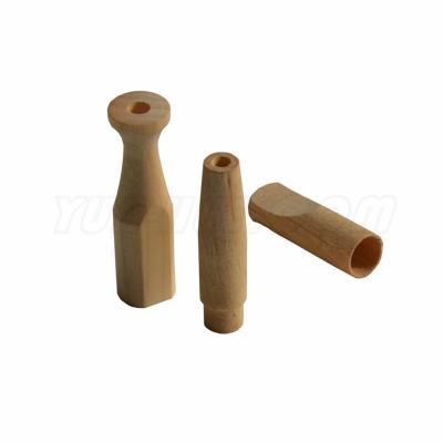 China Traditional Custom Wooden Type Logo Wooden Tip Cigarette Holder Cigar Mouthpiece Cigar Holder Wooden Tip for sale