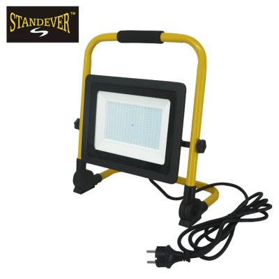 China FOLDABLE RACK Waterproof Portable Led Flood Light 200W Slim SMD Collapsible High Power Led Flood Light for sale