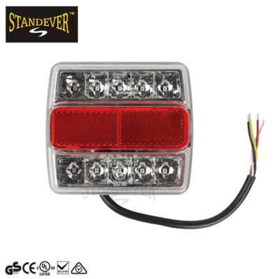 China 5LED STOP TAIL-5LED INDICATOR 10LED Trailer Lamp Combination Tail Light Trailer Led Caravan Lamp for sale