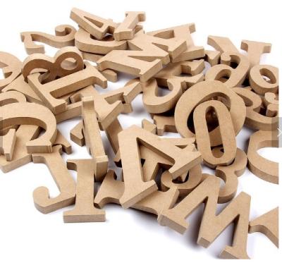 China 2020 Europe Custom Home Decoration MDF Wooden Letter Alphabet for sale