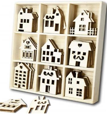 China Europe 2020 Custom Unfinished Mini Laser Cutout Wood Shapes Wood Ornaments for sale