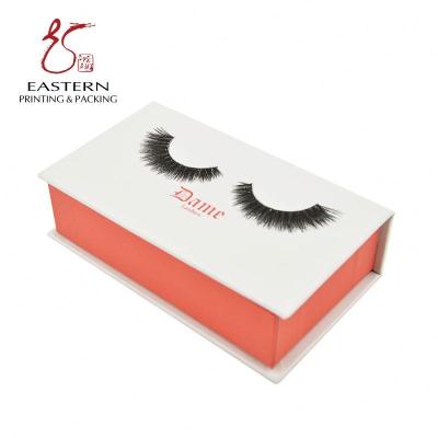 China Handmade 3D Mink Lashes Private Label False Eyelash Box Custom Eyelash Packaging Paper Box for sale