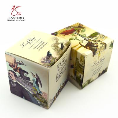 China Cheap Materials Custom Price Card Gift Candle Box Recycled Paper Packaging for sale