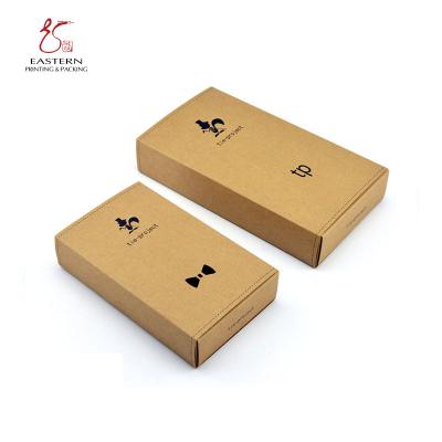 China 100% Biodegradable Custom Biodegradable Kraft Paper Bow Tie Packaging Box for sale