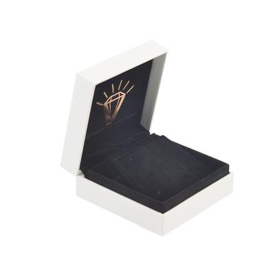 China Handmade Custom Logo Printed Jewelry Velvet Jewelry Paper Box for sale