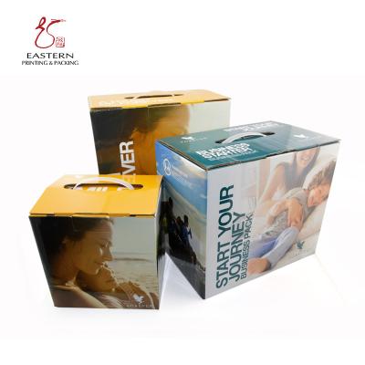 China Recyclable Flute Corrugated Box / Paper Box / Paper Suitcase Cardboard Custom Gift Boxes for sale