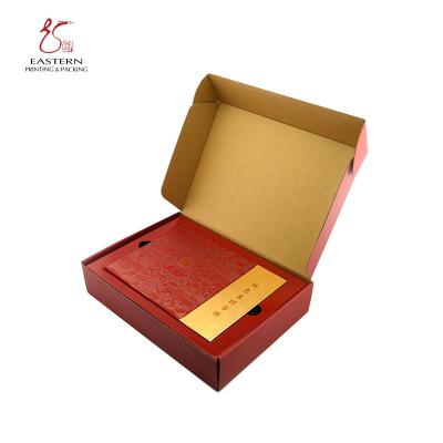 China Colorful Recyclable Custom Printing Corrugated Paper Box / Tuck Top Box With Insert for sale