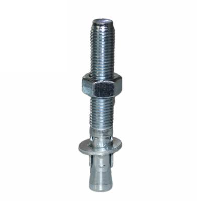 China High Quality Galvanized Steel Wedge Steel Anchor Bolt , Through Anchor Bolt for sale