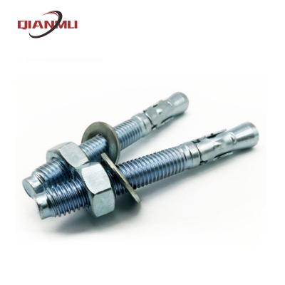 China Galvanized Carbon Steel Wedge Anchor Fasteners Carbon Steel DIN ANSI Standard for sale