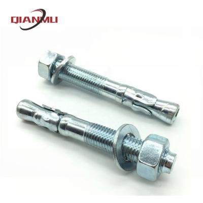 China ANSI DIN standard m6 to m24 wedge anchor steel expansion bolt for sale