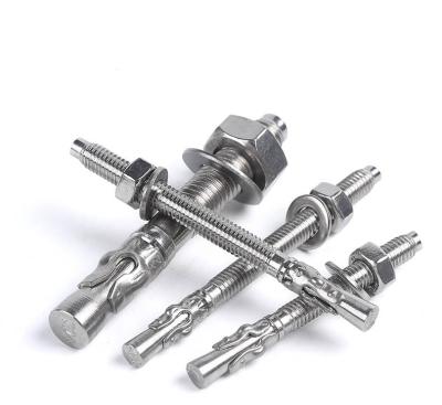 China Stainless Steel SS304 Wedge Anchor Expansion Bolt With Nut And Joint By DIN Bolt Fastener for sale