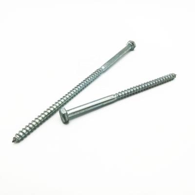 China HEX Electro Galvanized Wood Screw DIN571 for sale