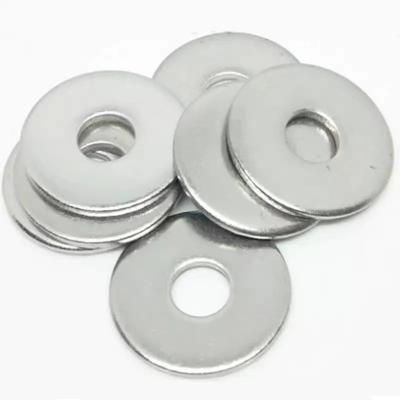 China White Zinc Gasket Flat Metal Gasket Galvanized Hardware Gasket Carbon Steel Flat Gasket for sale