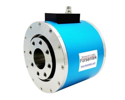 China Hollow Flange Rotary Torque Transducer 0-10kNm With Speed Measurement à venda