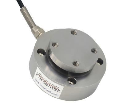 China Flange to flange compression load cell 0-60kN Press force measurement for sale