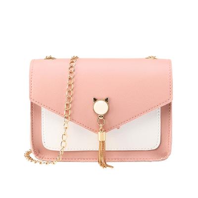 China High quality selling cute cross shoulder fashion retro pearl hot pink fashionable girl's mini handbag mini - body for sale