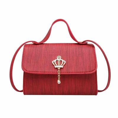 China New Wholesale Cheap Fashionable One-Shoulder Portable Ladies New PU Small PU Fashion Bag for sale