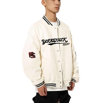 China Antibacterial Factory Custom Design Unisex Classic Sportswear Baseball Jacket Wholesale for sale