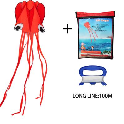 China Promotion/gift/advertise/toys/4m-octopus-inflatable sport power kite for sale