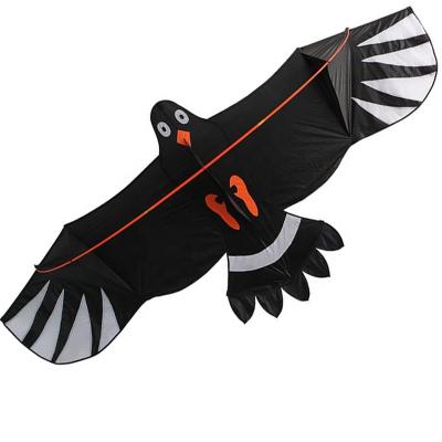 China Entertainment/Scary Bird Weifang Black Color Easy Flying 3D Colorful Bird Eagle Kite for sale