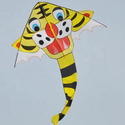 China Entertainment Promotional Single Line Outdoor Sports Kite Tiger Delta Animal Kite For Kids for sale