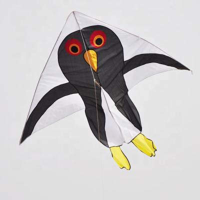 China Entertainment Customized Simple Line Chima Animal Kite Delta Penguin Outdoor Toys Kite For Kids for sale