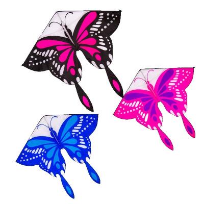 China Entertainment / Scary Bird High Quality Polyester Easy Flying Colorful 3D Butterfly Kite For Kids for sale