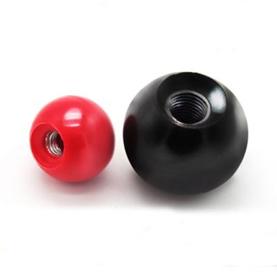 China Blind Hole With Spherical Thread Solid 6mm Metal Thread 25mm Diameter Ball Buttons for sale