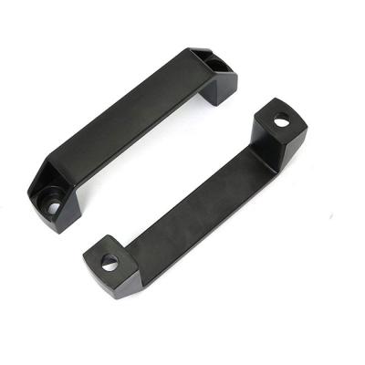 China Durable Black Rectangular Industrial Pull Handle Aluminum Alloy Handle for sale