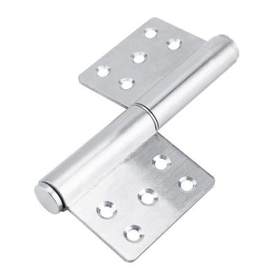 China Hinge pin is fixed in stainless steel bottom hinges leaf door window 75mmx32mmx6mm flag type silver for sale