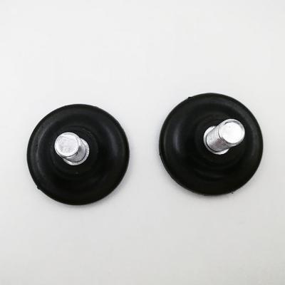 China Easy To Install And Size M6 X 15mm Adjustable Wire Desk Leveling Plastic Base Feet Pads for sale