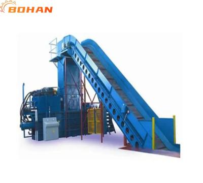 China Horizontal Bale Waste Cardboard Baler Machine Cotton Lint Paper Baler for sale