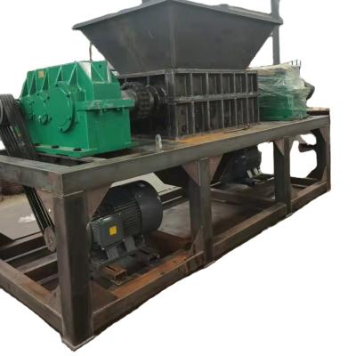 China Factory Bulk Crusher Recycling Equipment Double Shaft Shredding Machine Industrial Scrap Paper Plastic for sale