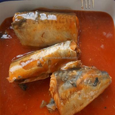 China Best Canned Bulk Canned Sardine Canned Mackerel In Tomato Sauce 425g for sale