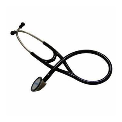 China Medical Examination Black Premium Medical Dual Head Stethoscope Universal Professional Stethoscope for sale