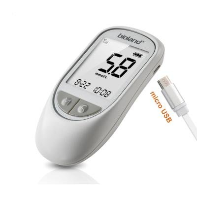 China Plastic Electronic Blood Glucose Meter Glucometer Blood Glucose Monitor For Diabetes Home Test for sale