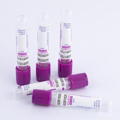 China Whole Purple Color EDTA Cap EDTA K3 Blood Collection Tube Vacuum Blood Collection Tube for sale