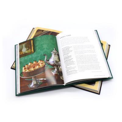 China paper & Custom Inexpensive Good Quality Cardboard Coffee Table Book Printer Hardcover Book Printing / Luxury Custom Cookbook Recipe Book for sale